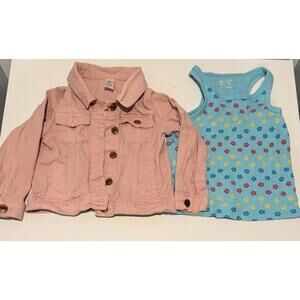 Toddlers Girls 2 Pieces Top Size 5T Multicolor